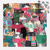 Wintry Cats - Angela Rozelaar | Galison | 500 Pieces | Jigsaw Puzzle