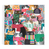 Wintry Cats - Angela Rozelaar | Galison | 500 Pieces | Jigsaw Puzzle