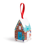 Winter Sledding Ornament | Galison | 130 Pieces | Jigsaw Puzzle