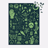 Occult and Curious - Camille Chew | Glow in the Dark | Galison | 1000 Pieces | Jigsaw Puzzle