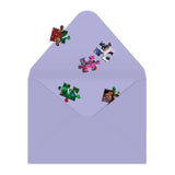 Christmas Square - Joy Laforme | Galison | 60 Pieces | Greeting Card Jigsaw Puzzle