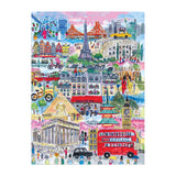 Cities Around The World - Michael Storrings | Galison | 1000 Pieces | Jigsaw Puzzle