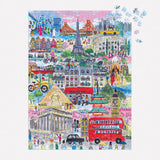 Cities Around The World - Michael Storrings | Galison | 1000 Pieces | Jigsaw Puzzle