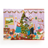 Meowy Christmas - 12 Days of Puzzles | Joanna Letz | Galison | 500 Pieces (12 x 42) | Jigsaw Puzzle