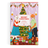 Meowy Christmas - 12 Days of Puzzles | Joanna Letz | Galison | 500 Pieces (12 x 42) | Jigsaw Puzzle
