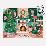 Cozy By The Fireplace - Carla Ellis | Galison | 1000 Pieces | Jigsaw Puzzle