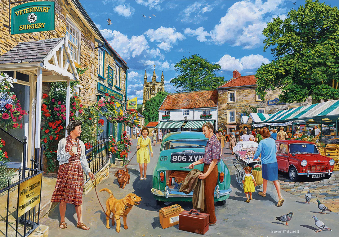Gibsons The Old Sweet Shop 500XL Piece Jigsaw Puzzle For Adults | Extra Large Pieces | Nostalgic