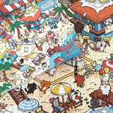 Cat Beach | Fusion | Botop | 1000 Pieces | Jigsaw Puzzle