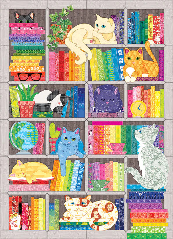 1000 piece cat 2024 jigsaw