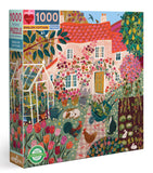 English Cottage - Victoria Ball | Eeboo | 1000 Pieces | Jigsaw Puzzle