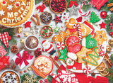 Christmas Table - Delicious Food | Eurographics | 1000 Pieces | Jigsaw Puzzle