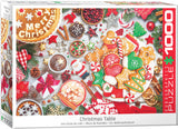 Christmas Table - Delicious Food | Eurographics | 1000 Pieces | Jigsaw Puzzle