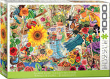 Flower Seeds - Lars Stewart | Eurographics | 1000 Pieces | Jigsaw Puzzle