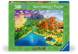 Minecraft | Ravensburger | 500 Pieces | Jigsaw Puzzle