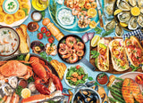 Seafood Table - Flavours Of The World | Eurographics | 1000 Pieces | Jigsaw Puzzle