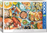 Seafood Table - Flavours Of The World | Eurographics | 1000 Pieces | Jigsaw Puzzle