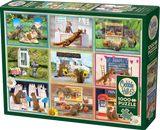 Squirrels Around Town - Nancy Rose | Cobble Hill | 1000 Pieces | Jigsaw Puzzle