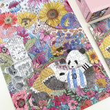 Sweet Panda | Blackcard | Botop | 300 Pieces | Jigsaw Puzzle