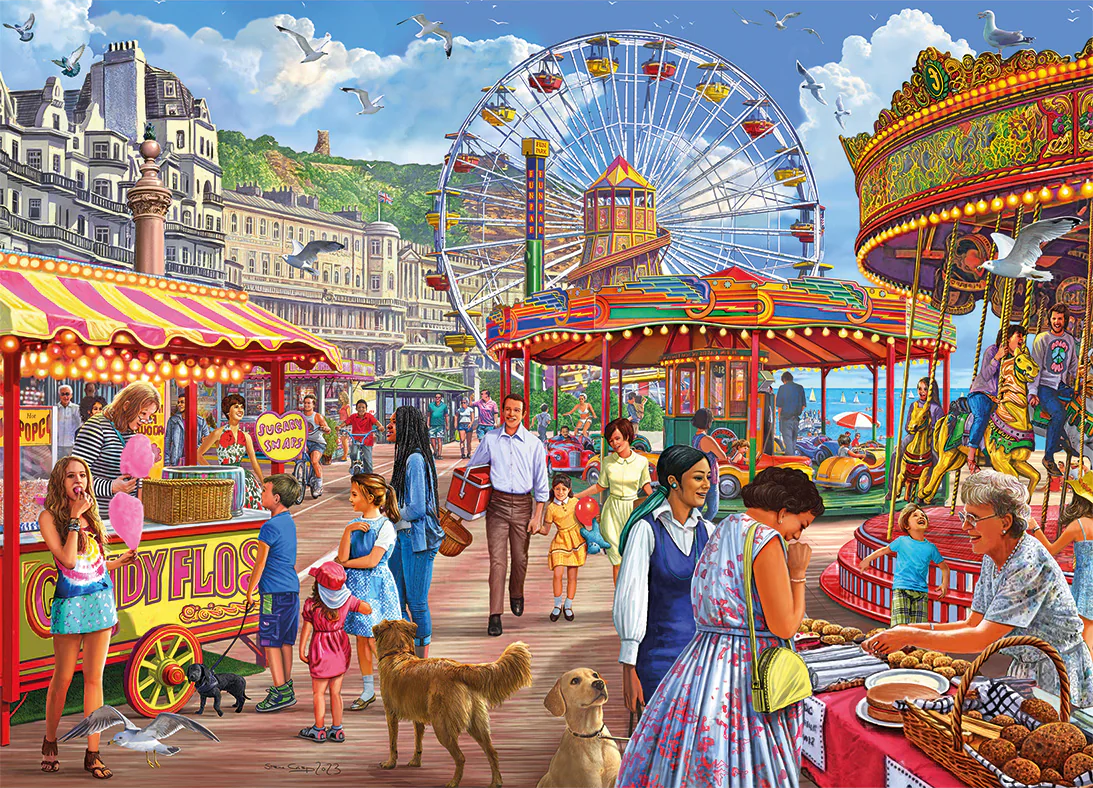 Hastings Promenade - Steve Crisp | Gibsons | 500 XL Pieces | Jigsaw Pu ...