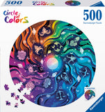 Astronomy - Circle Of Colours | Ravensburger | 500 Pieces | Circular Jigsaw Puzzle