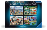 Holidays - Happy Days No.8 | Ravensburger | 4 X 500 Pieces | Jigsaw Puzzle