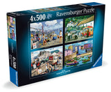 Holidays - Happy Days No.8 | Ravensburger | 4 X 500 Pieces | Jigsaw Puzzle