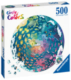 Ocean - Circle Of Colours | Ravensburger | 500 Pieces | Circular Jigsaw Puzzle