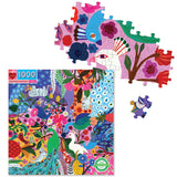 Peacock Garden - Monika Forsberg | Eeboo | 1000 Pieces | Jigsaw Puzzle