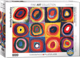 Colour Study of Squares - Wassily Kandinsky | Fine Art Collection | Eurographics | 1000 Pieces | Jigsaw Puzzle