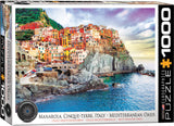 Manarola, Cinque Terre - Italy | HDR Photography | Eurographics | 1000 Pieces | Jigsaw Puzzle