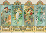 The Four Seasons - Alphonse Mucha | Fine Art Collection | Eurographics | 1000 Pieces | Jigsaw Puzzle