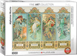 The Four Seasons - Alphonse Mucha | Fine Art Collection | Eurographics | 1000 Pieces | Jigsaw Puzzle