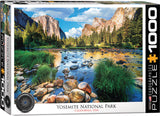 Yosemite National Park - California | HDR Photography | Eurographics | 1000 Pieces | Jigsaw Puzzle