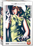Young Girl in Green - Tamara De Lempicka | Fine Art Collection | Eurographics | 1000 Pieces | Jigsaw Puzzle