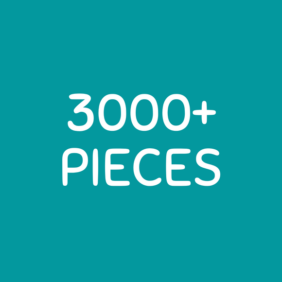 3000+ Pieces