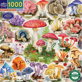 Bountiful Mushroom - Jennifer Orkin Lewis | Eeboo | 1000 Pieces | Jigsaw Puzzle