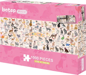 1000 Cats | Botop Fusion | 1000 Pieces | Jigsaw Puzzle