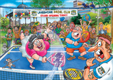 Padel Panic! - Original No.49 | Wasgij? | Holdson | 1000 Pieces | Jigsaw Puzzle