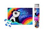 World Changer - Puzzle Pandas | Micro Puzzles | 150 Pieces | Micro Jigsaw Puzzle