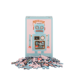 Robot - Natalia Yañez-Stiel | Happily | 99 Pieces | Mini Jigsaw Puzzle