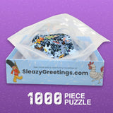 Willy Great Puzzle | Sleazy Greetings |  1000 Pieces | Jigsaw Puzzle