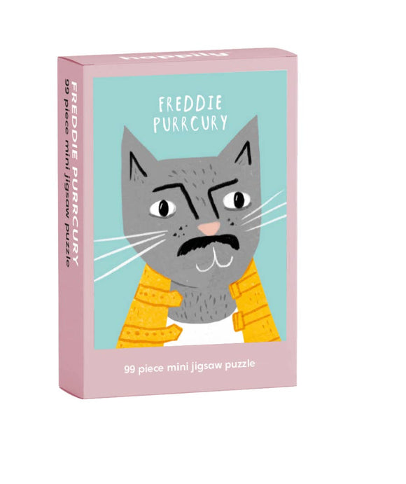 Freddie Purrcury | Happily | 99 Pieces | Mini Jigsaw Puzzle