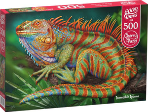 Incredible Iguana | CherryPazzi | 500 Pieces | Jigsaw Puzzle