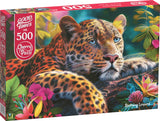 Reclining Leopard | CherryPazzi | 500 Pieces | Jigsaw Puzzle