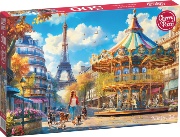 Paris Day Out | CherryPazzi | 500 Pieces | Jigsaw Puzzle