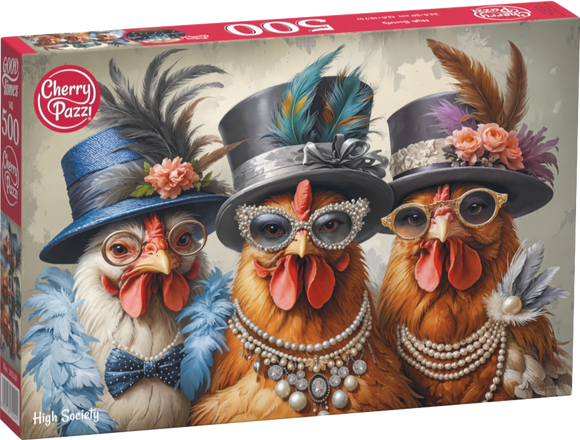 High Society | CherryPazzi | 500 Pieces | Jigsaw Puzzle