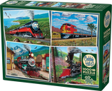 Historic Locomotives | Cobble Hill | 1000 Pieces | Jigsaw Puzzle