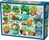 Cats vs Plants | Cobble Hill | 500 Pieces | Jigsaw Puzzle