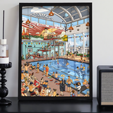 Swimming | Botop Fusion | 1000 Pieces | Jigsaw Puzzle