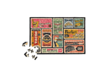 Retro Design For Foodies | Micro Puzzles | 150 Pieces | Micro Jigsaw Puzzle